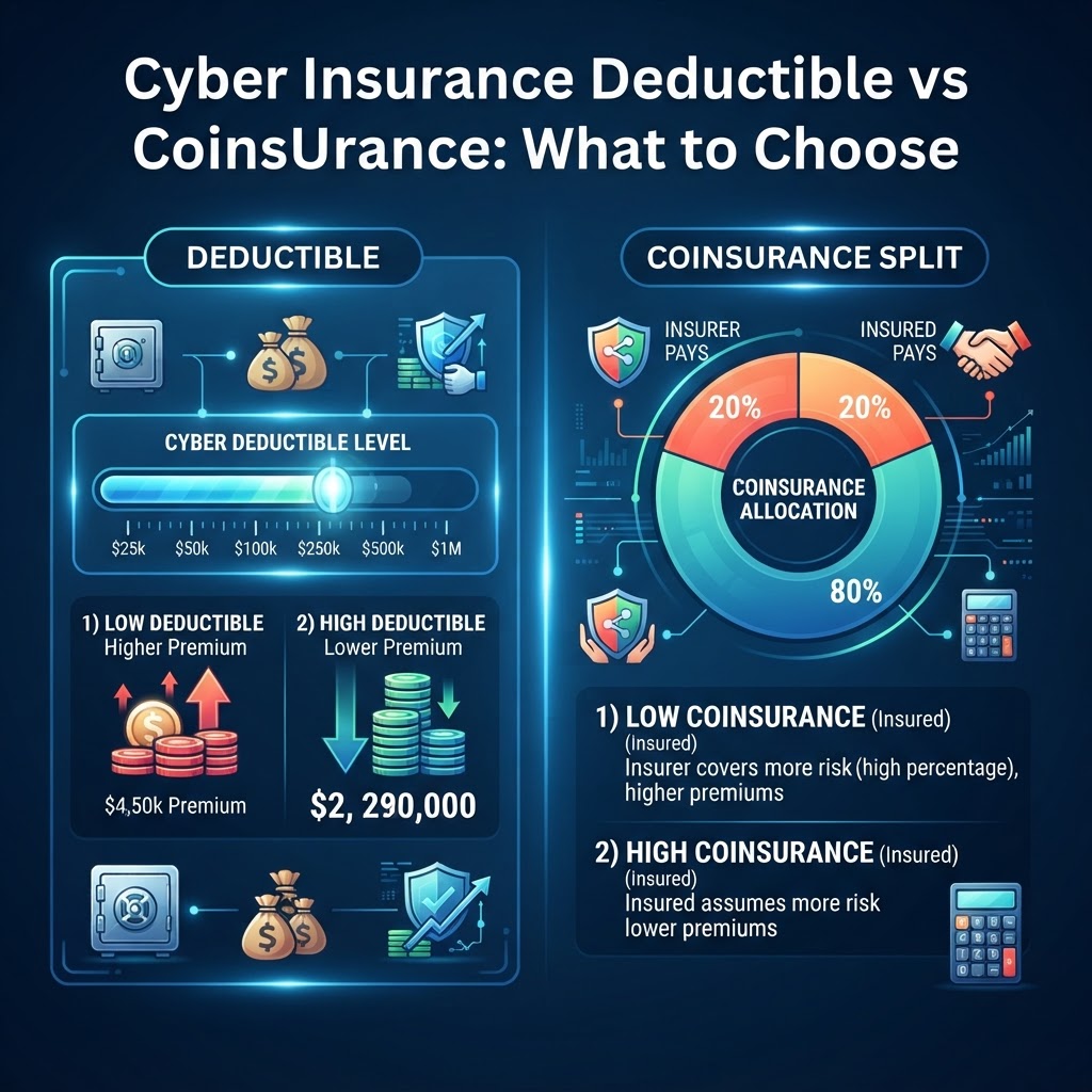 Cyber Insurance Deductible vs Coinsurance: What to Choose