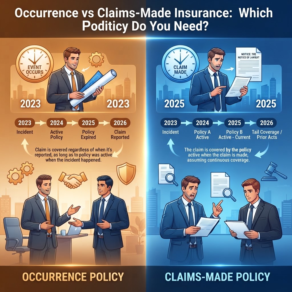 Occurrence vs Claims-Made Insurance: Which Policy Do You Need?
